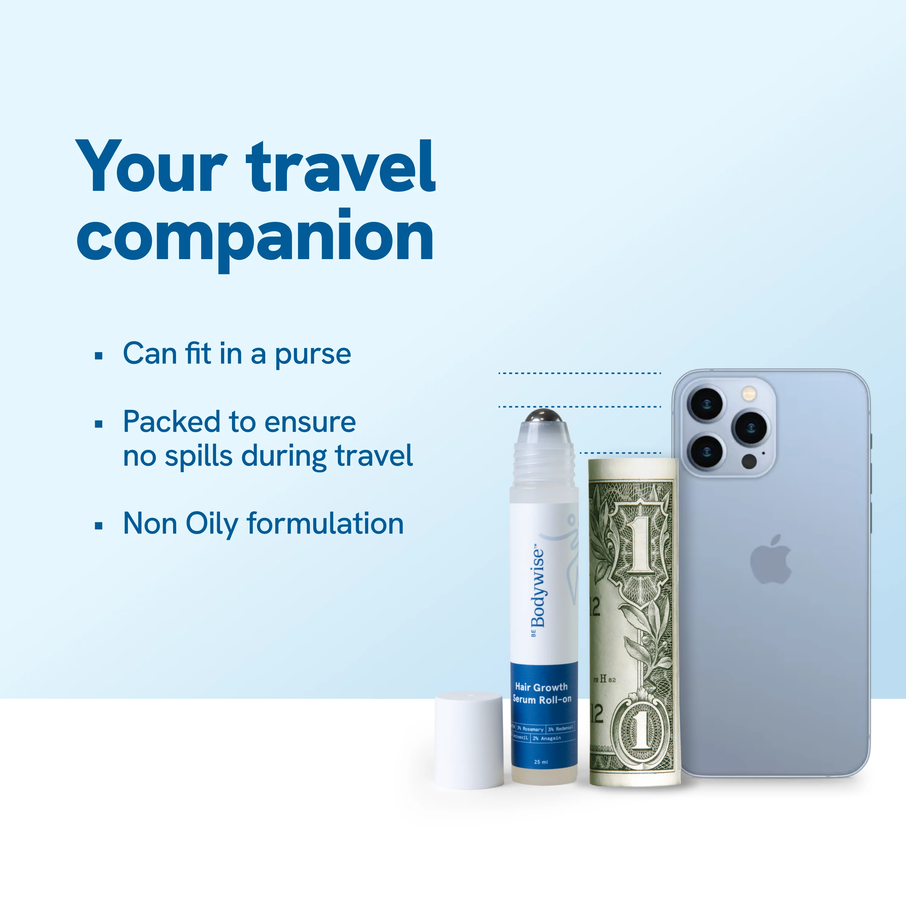 Advanced Hair Growth Serum Roll On (25ml)